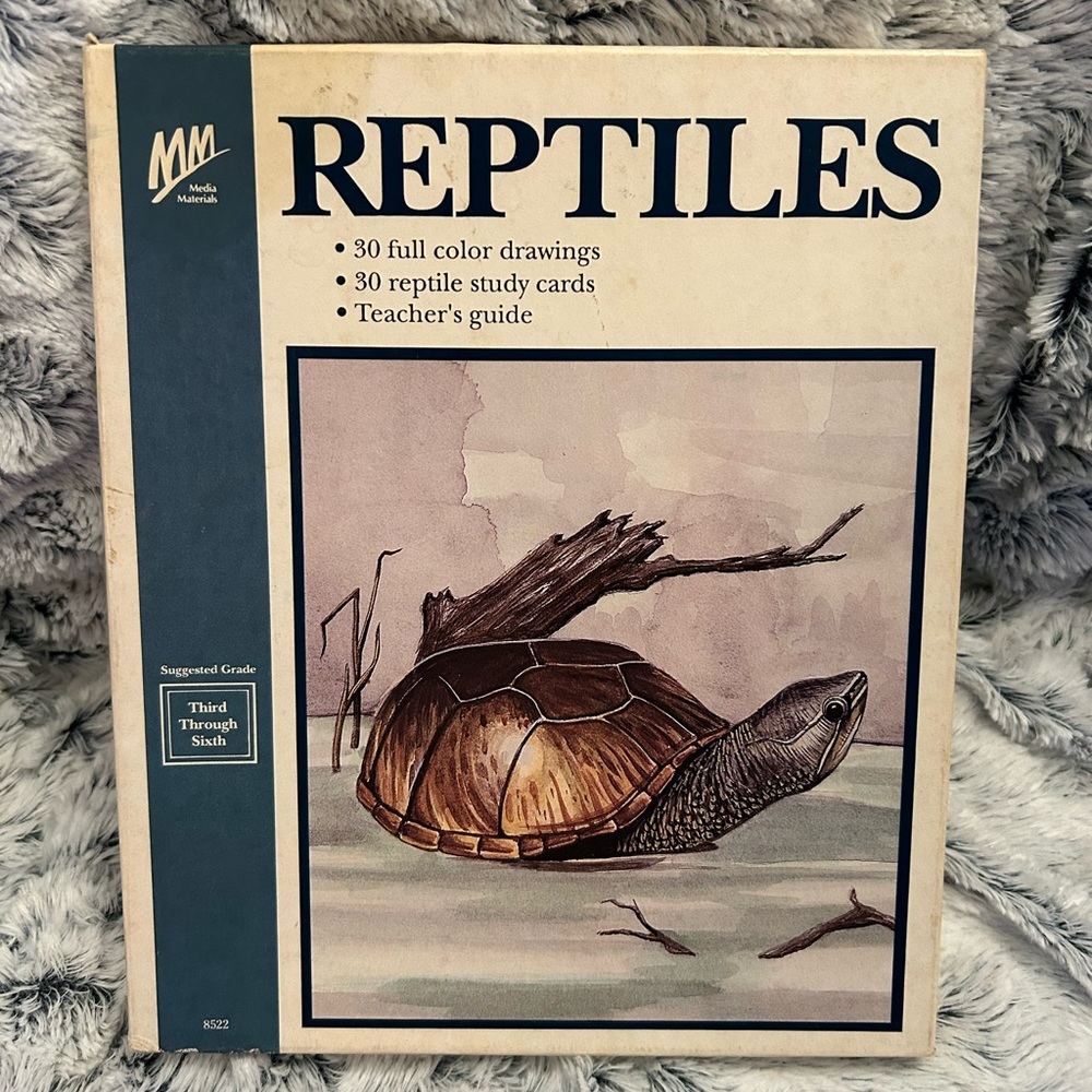 Vintage Reptile Study Cards